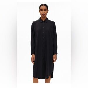 Offon Black lagen look shirt dress one size $199